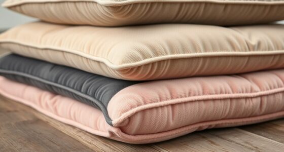 selecting comfortable cushion fillings