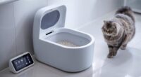 smart automatic odor control litter boxes
