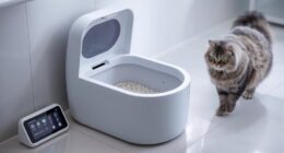 smart automatic odor control litter boxes