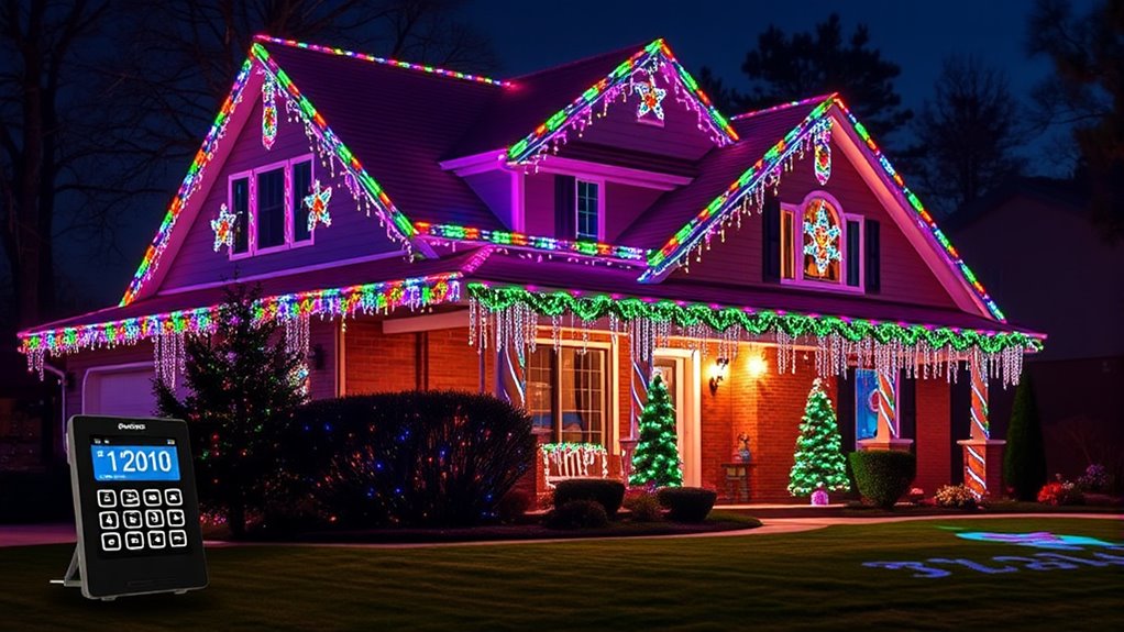 smart holiday light automation