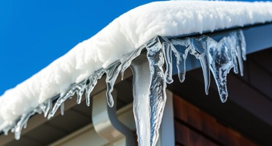 stop ice dam formation