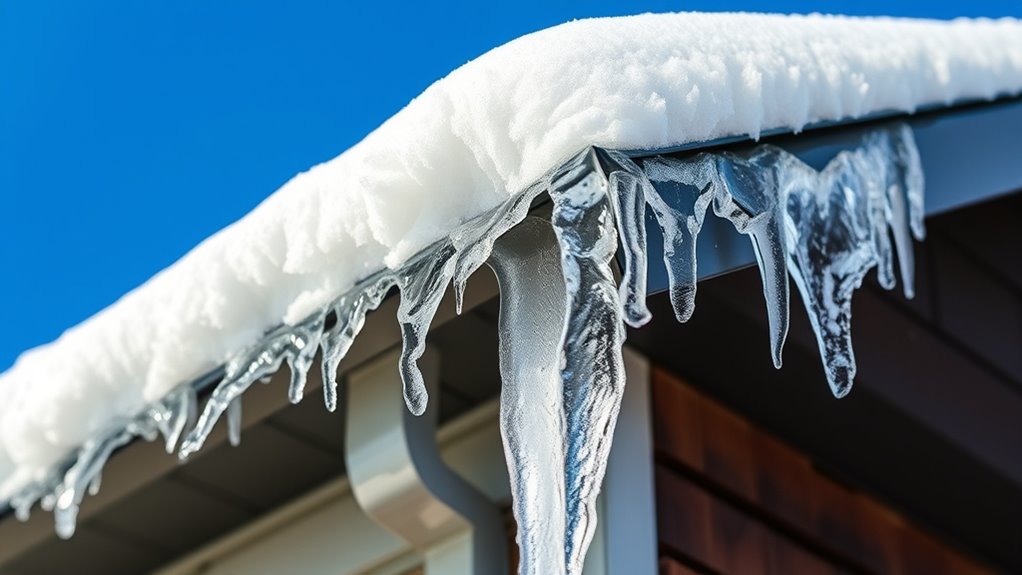 stop ice dam formation