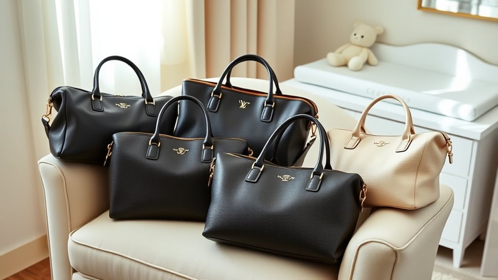 stylish and functional diaper bags