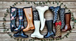 stylish functional rain boots