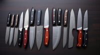 top carbon steel damascus knives