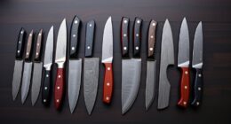 top carbon steel damascus knives