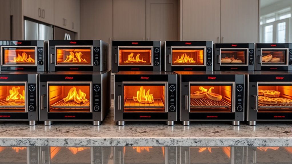 top high temperature counterpizza ovens