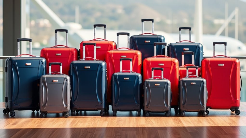 top premium luggage sets