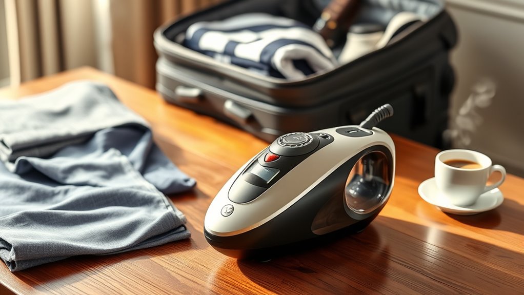 travel friendly garment steamer features
