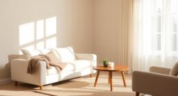 warm clutter free home