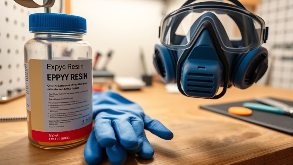 wear gloves goggles masks