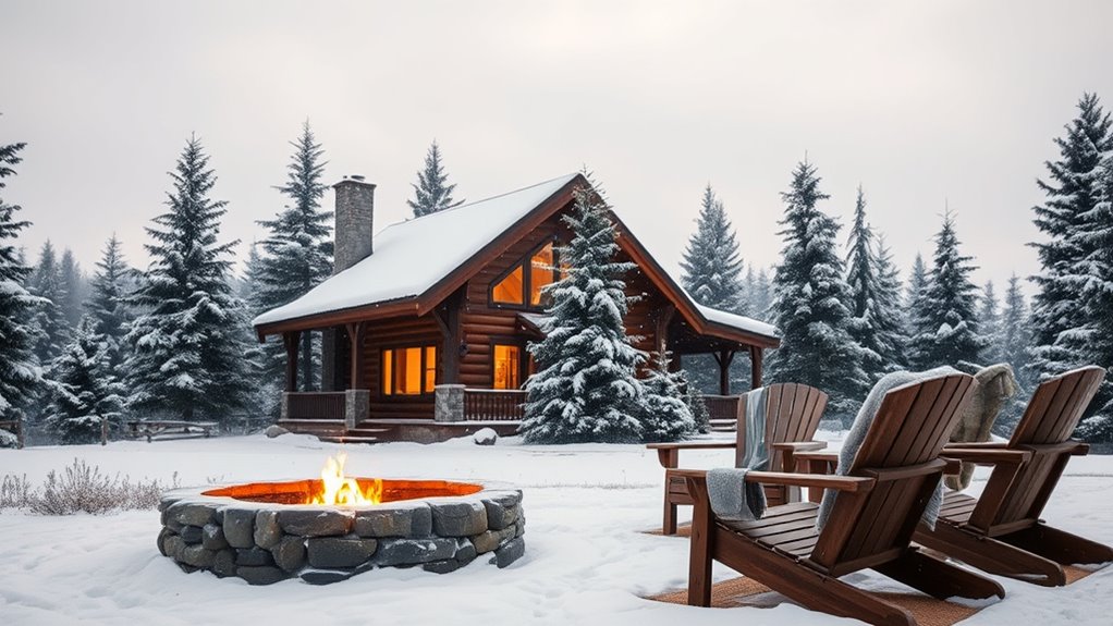 winter retreat adventure and coziness