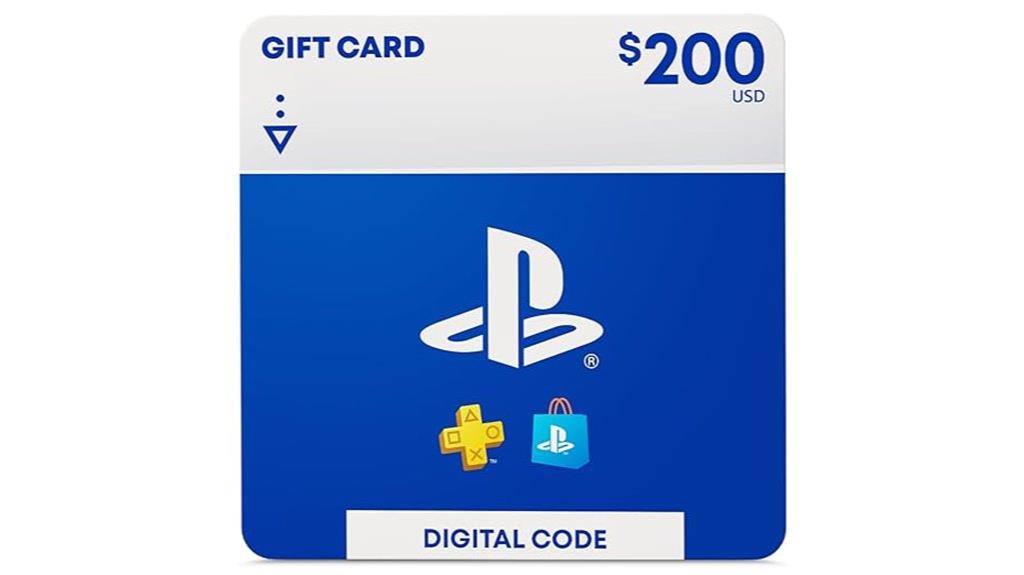 200 digital playstation gift