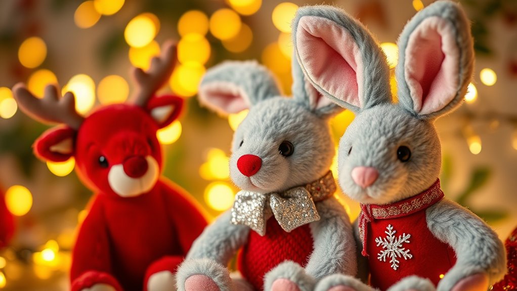choosing christmas plush toys