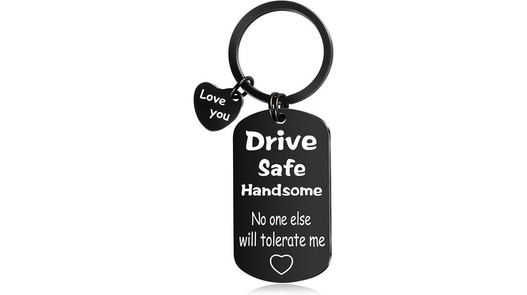 drive safe keychain gift