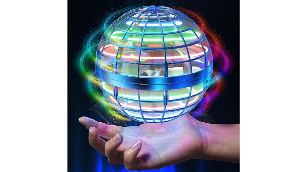 futuristic hovering globe toy