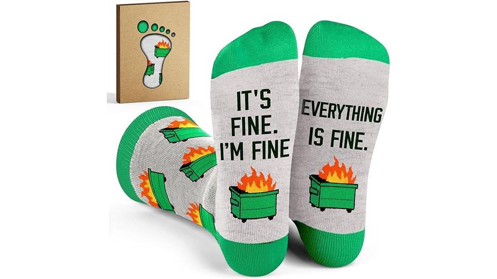 humorous coworker gift socks