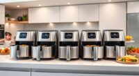 large capacity family air fryers