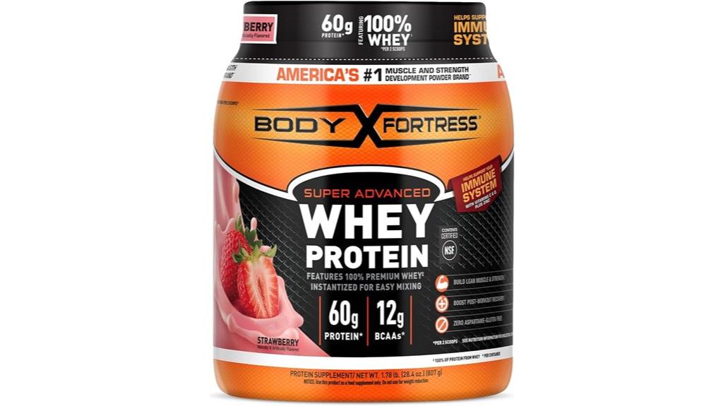 strawberry whey protein powder