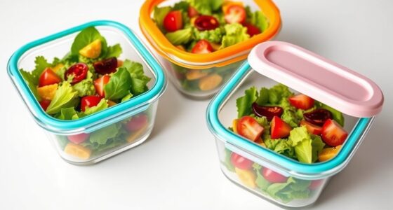 top glass food storage