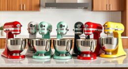 top kitchenaid mixer colors