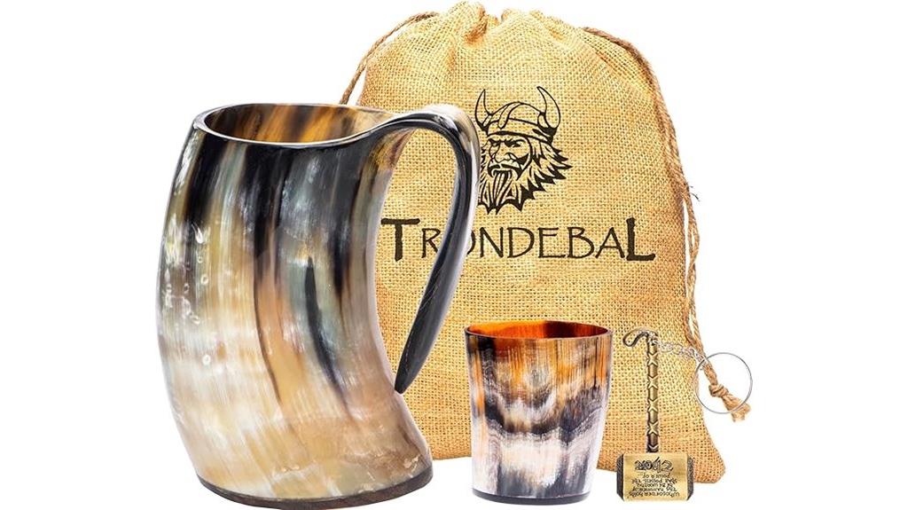 viking horn mug 20 oz