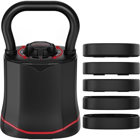 adjustable home workout kettlebell