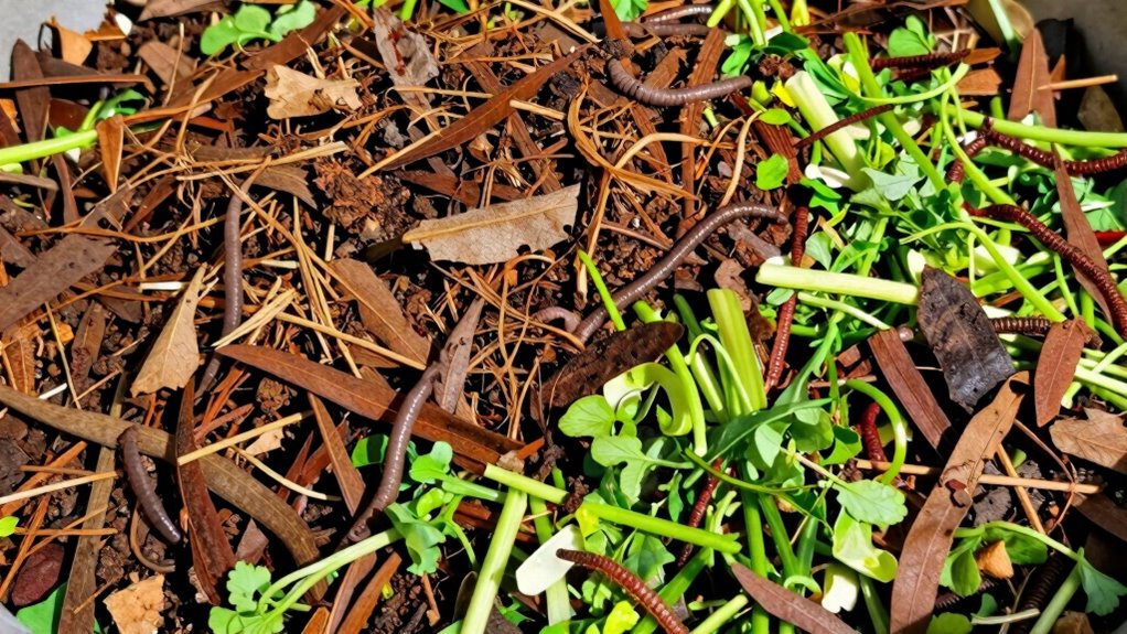 balance browns and greens