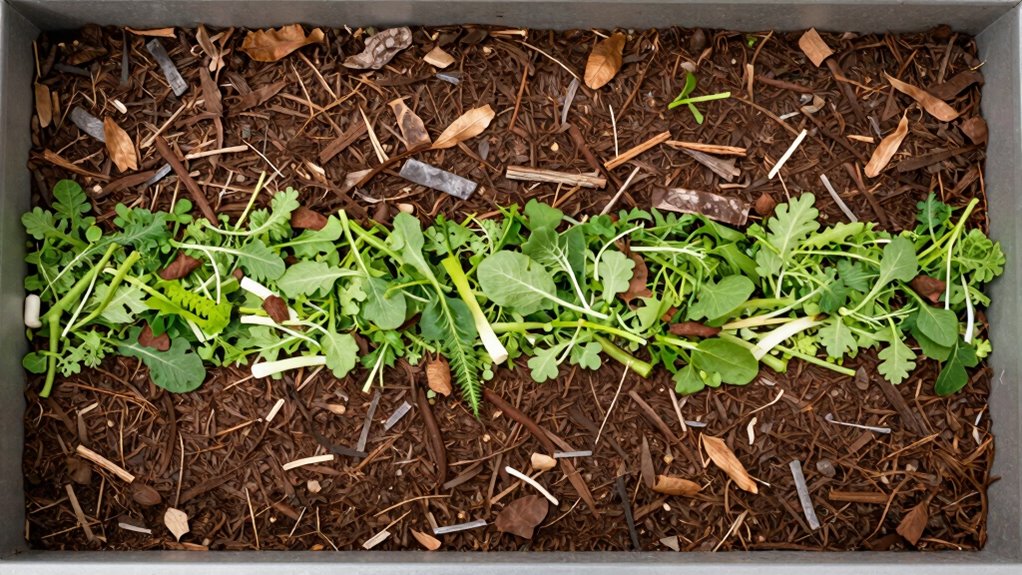 balance browns and greens