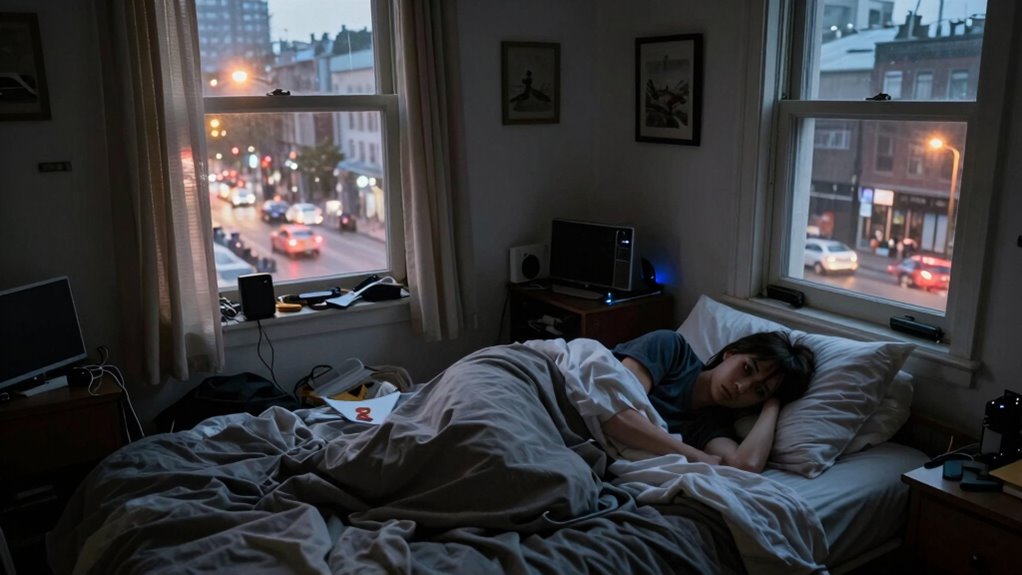 bedroom noise disrupts sleep