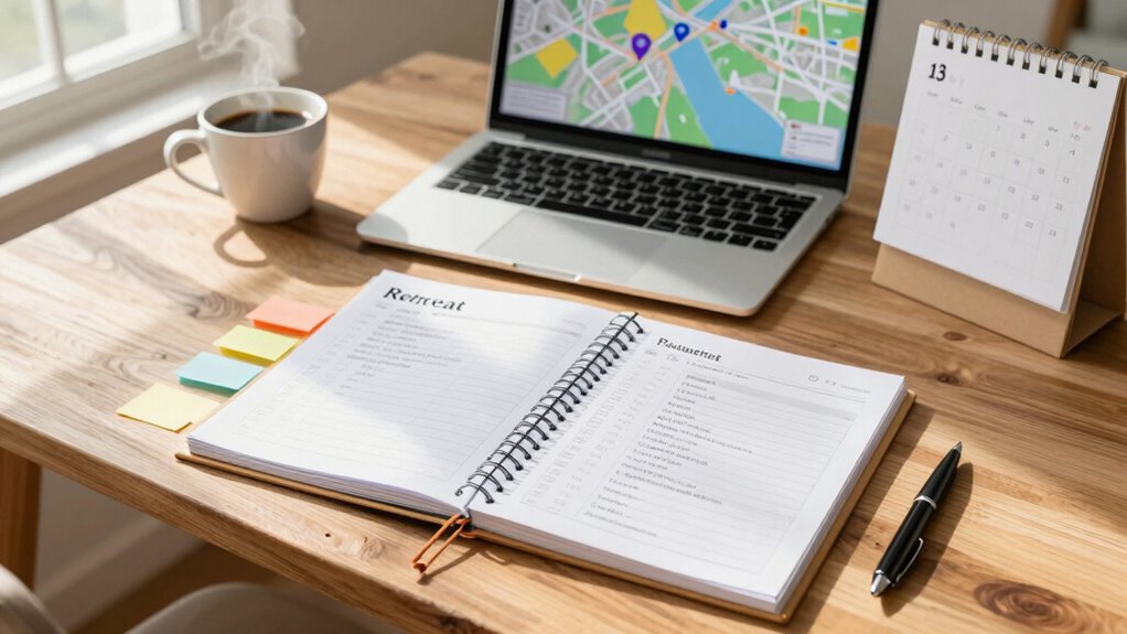 choose location and date