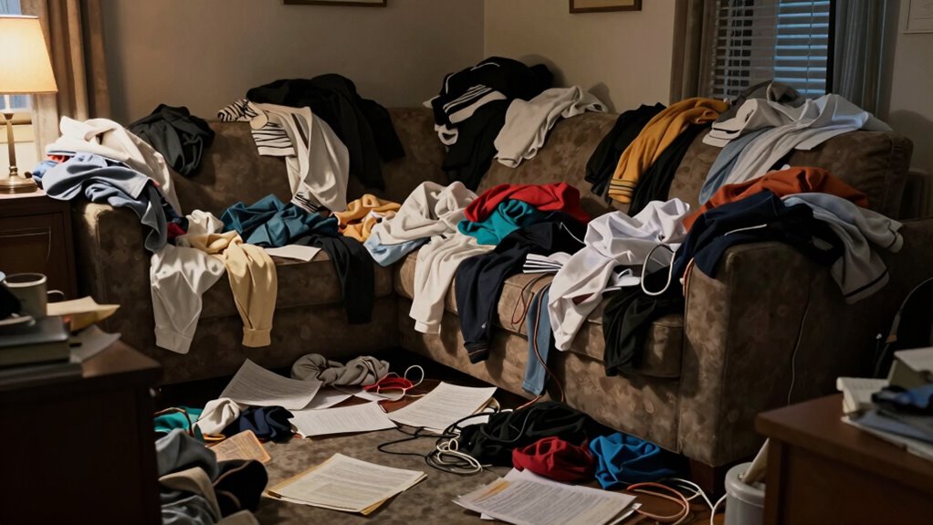 clutter increases stress and frustration