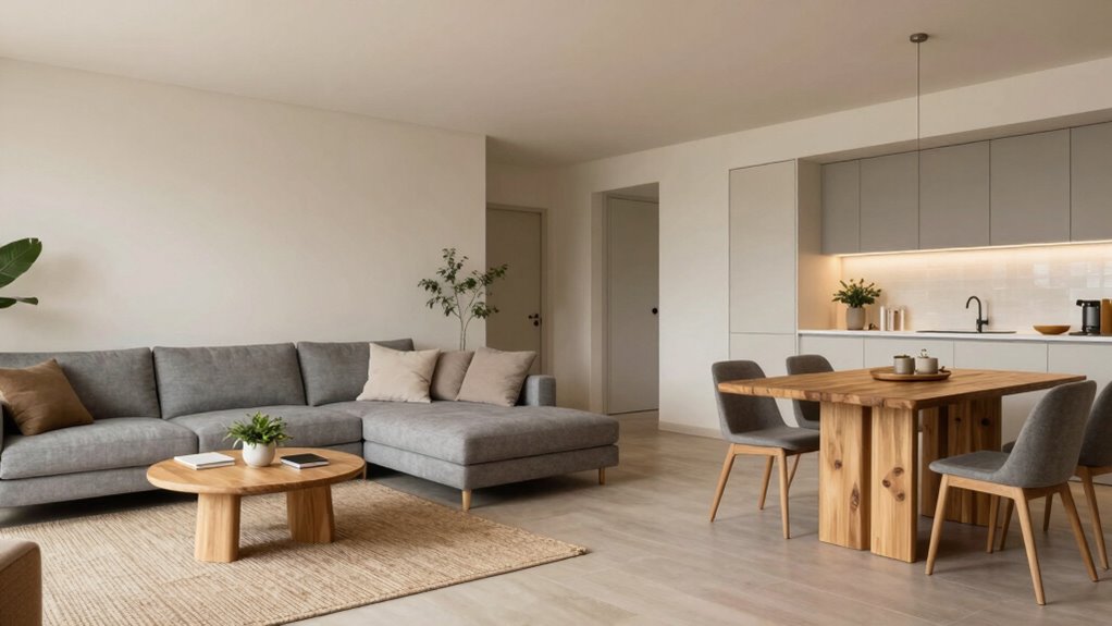 connect spaces with furniture