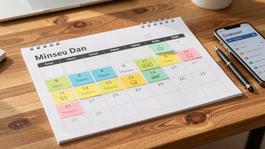 consistent home maintenance schedule