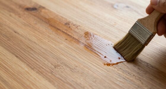correcting uneven stain application
