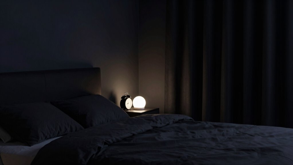 create a dark supportive sleep environment