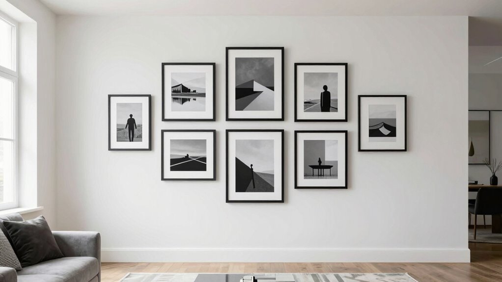 damage free gallery wall installation