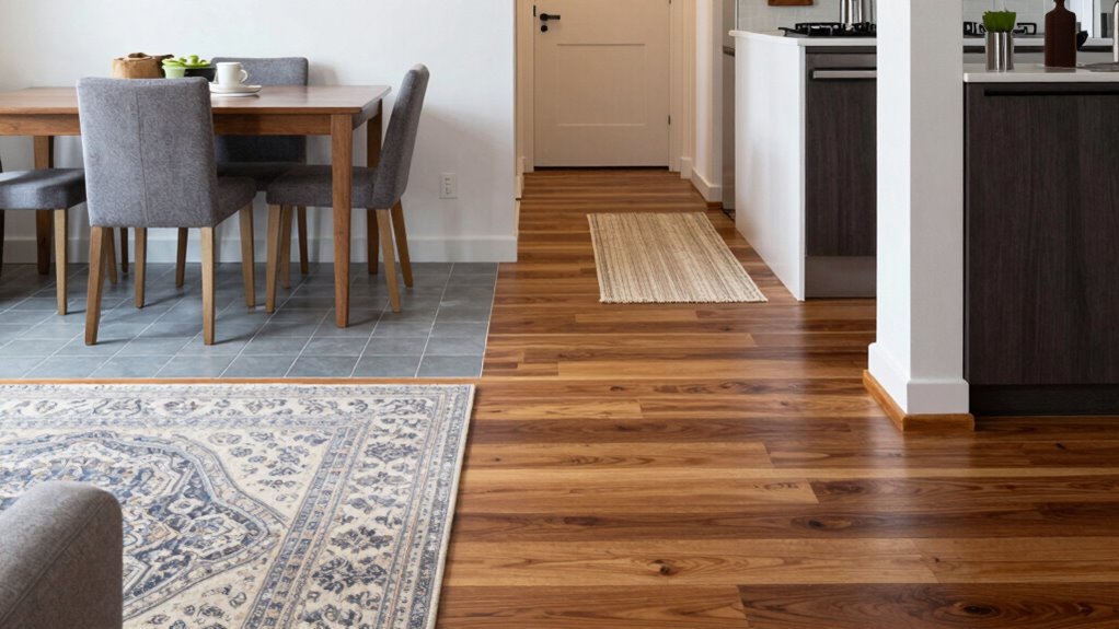 define zones with flooring