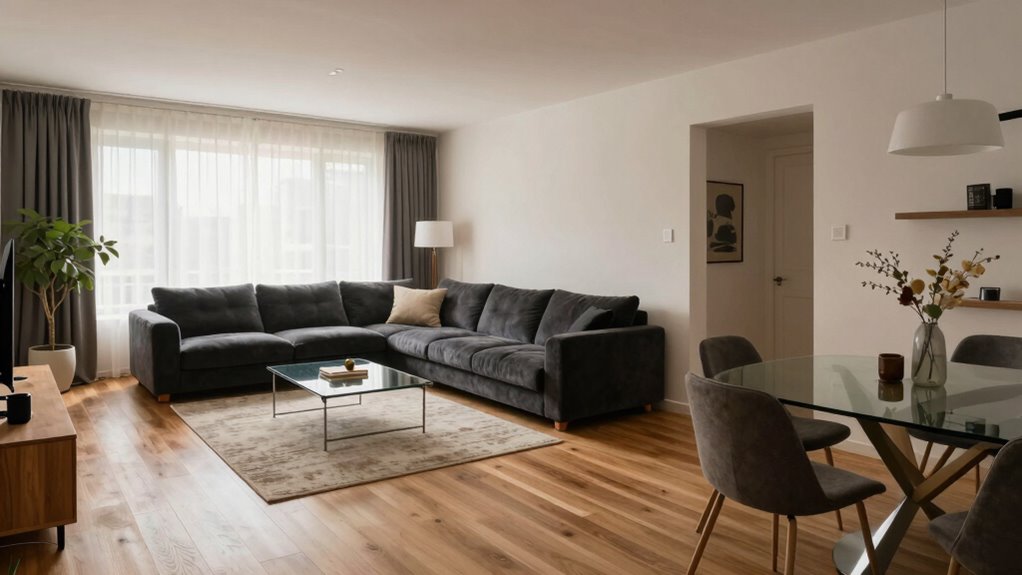 define zones with matching furniture