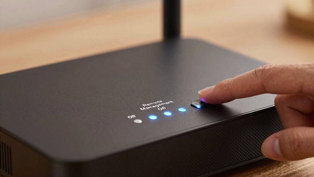 disable remote router access