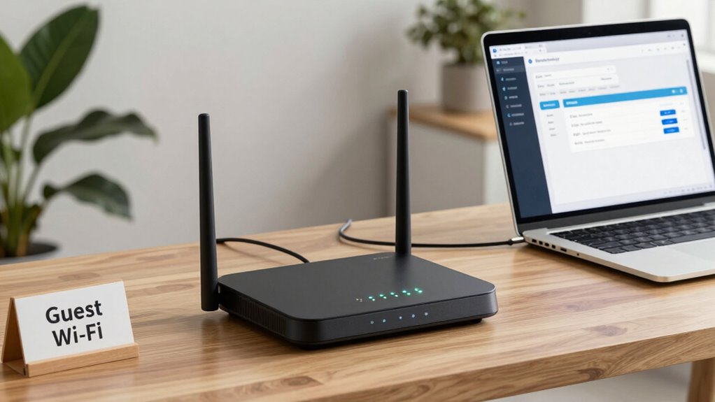 enable guest wi fi broadcast