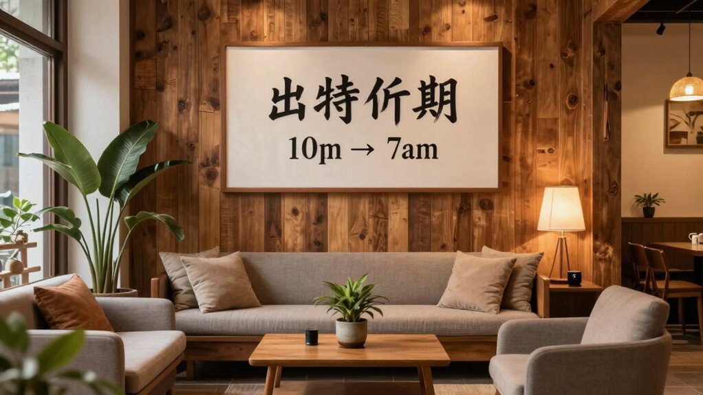 establish quiet and respect