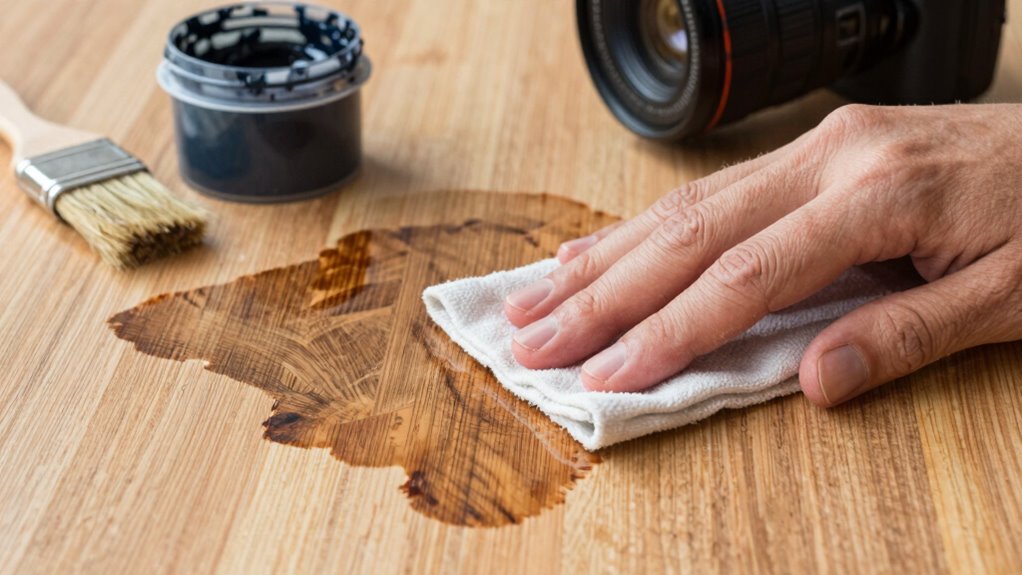 fix staining mistakes promptly