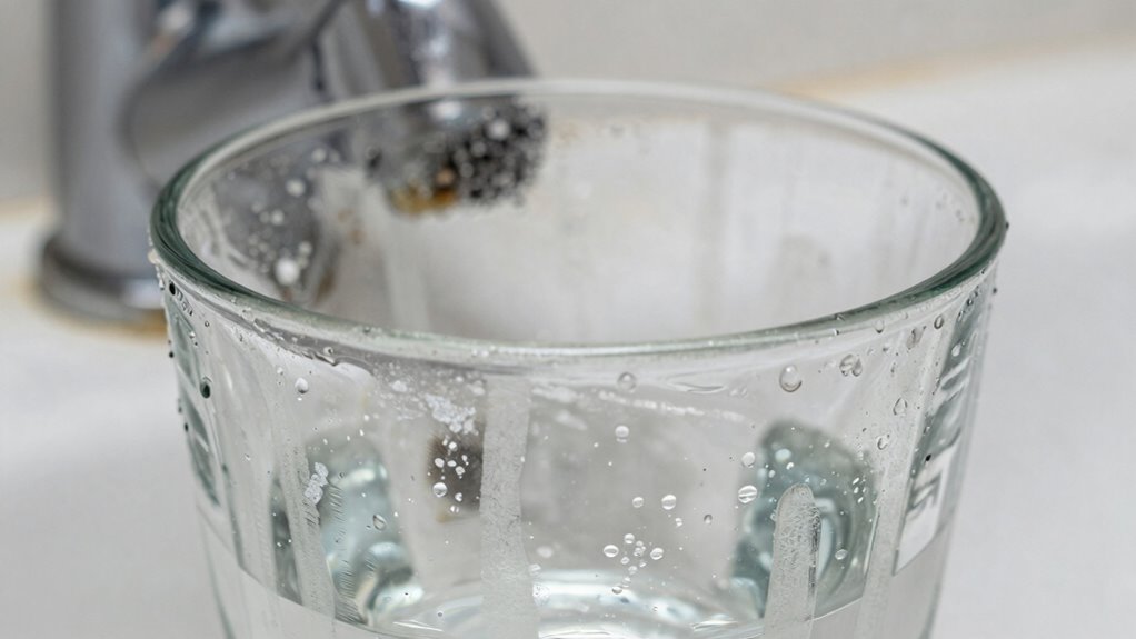 hard water causes mineral buildup