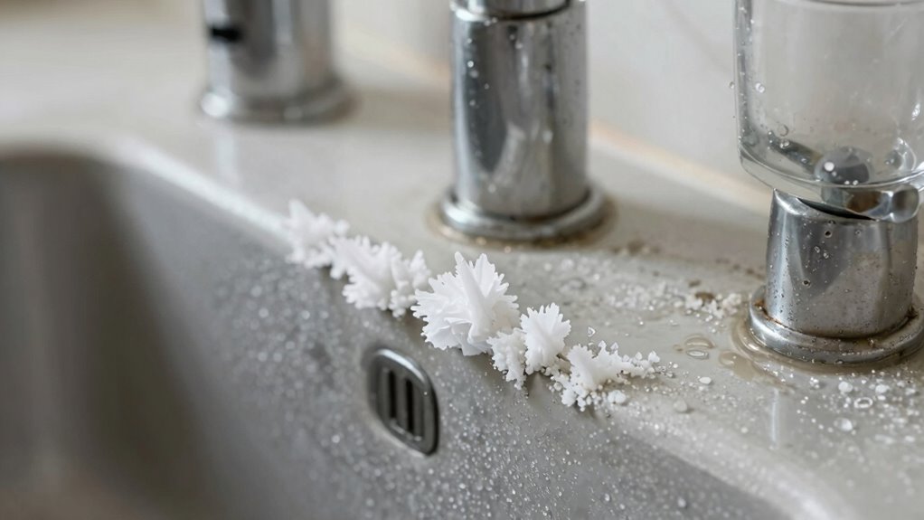 hard water mineral buildup