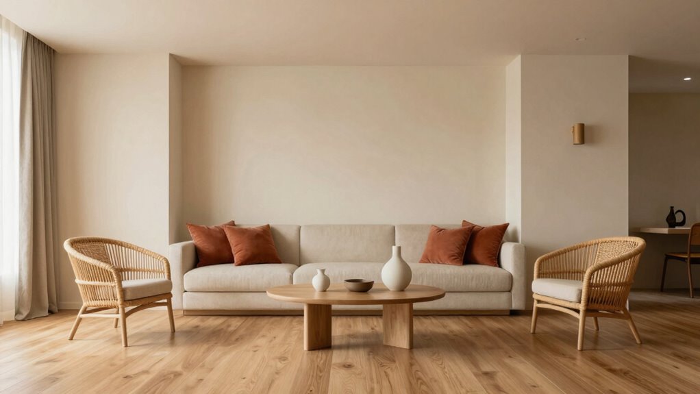 harmonious color and materials