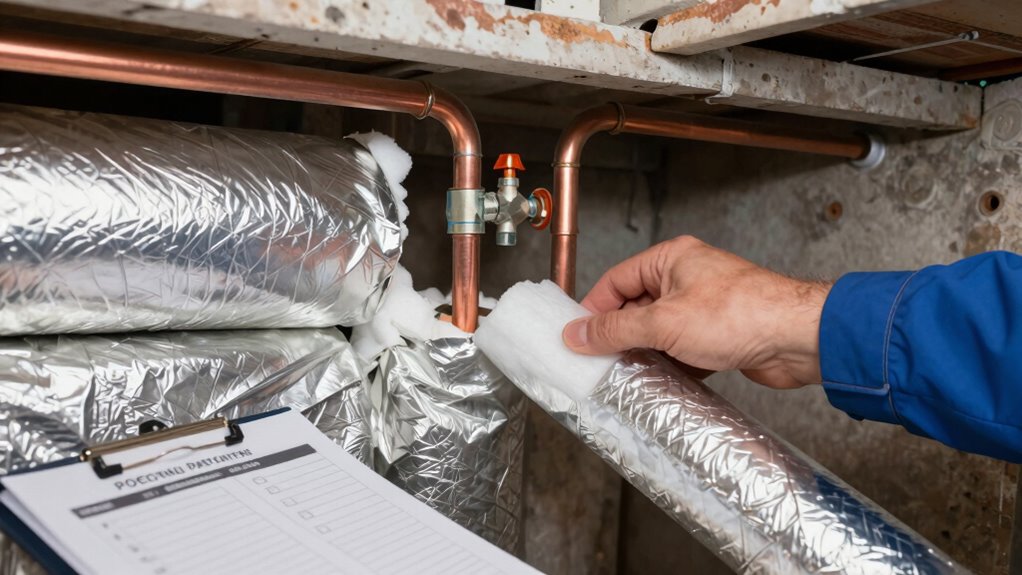 insulate pipes before winter