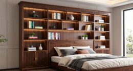king size bookcase headboards