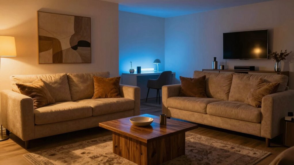 layered lighting balance