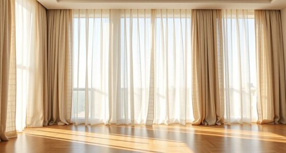 long linen curtain panels
